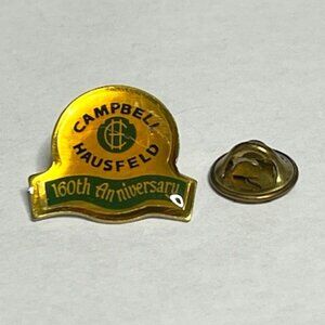 Campbell Hausfeld 160th Anniversary Enamel Lapel Hat Vest Pin .75"x.75"